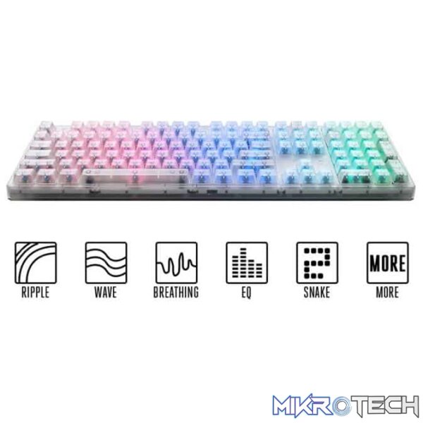 Cooler Master Masterkeys Pro-L Crystal Edition Transparent Mechanical Gaming Keyboard - Image 4